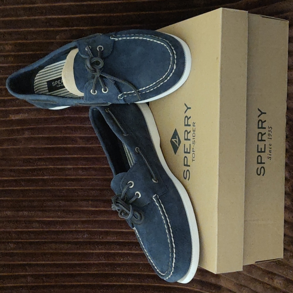 Men's Sperry, size 11.5, Navy boat shoe